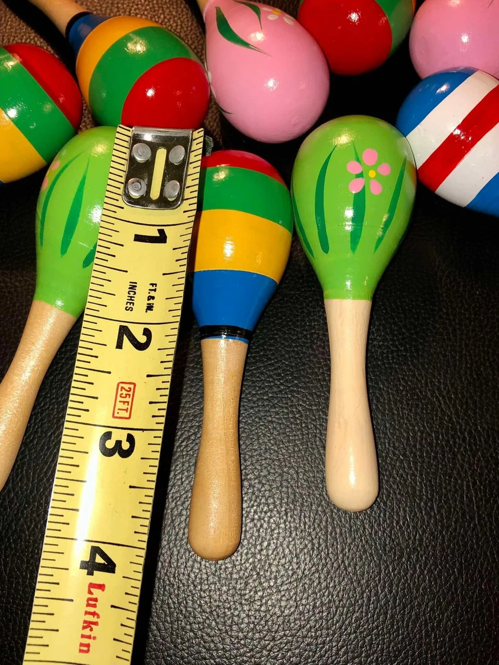 Colorful Wooden Maracas Set - Kids Toy Percussion